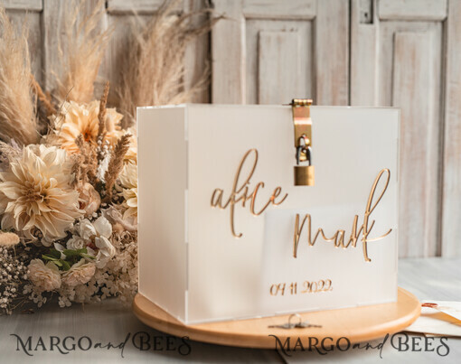 KARTONBOXEN  
 Acrylkartenbox Gefrorene Hochzeits-Wunschbrunnen-Acryl-Geldgeschenkkarten-Box, personalisierte Hochzeitskarten-Box, Acrylkarten-Box, Hochzeitskarten-Box mit Deckel, Hochzeitsgeldbox, Hochzeitskarten-Box, Hochzeitskartenhalter.