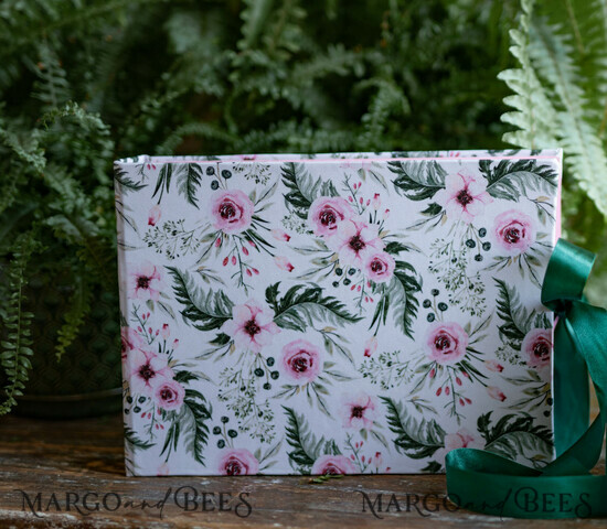 FOTOALBUM/ FOTOBOX Polaroid-Fotoalbum mit Schreibfläche Hochzeitsandenken-Idee Instax Gästebuch, Gästebuch-Album mit personalisierten Seiten und Platz für Bilder aus der Fotobox 05/PhotoP/as