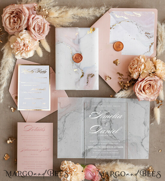 HOCHZEITS EINLADUNGEN Gold / Roségold / Silber / Glitzer Hochzeitseinladungen Suite, Glamour Hochzeitseinladungen, Goldener Glanz Hochzeitseinladung Suite, Luxus Hochzeitseinladungen 06/akrylKALlak/z