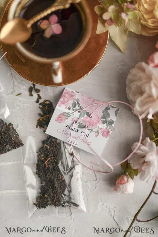 HOCHZEITSGESCHENKE Hochzeitsgeschenk Tee Beutel Hochzeitsgeschenke, personalisierte Tee- / Kaffeebeutel 35/tea/te