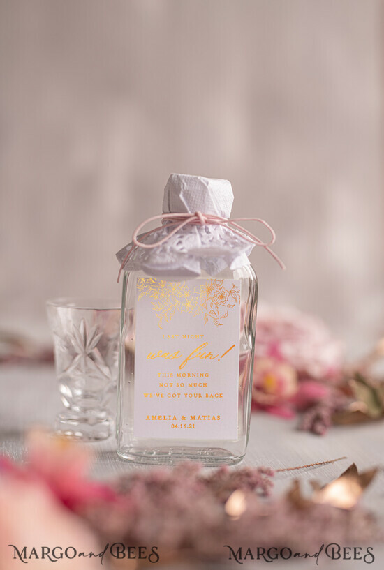 HOCHZEITSGESCHENKE Hochzeits-Kater-Kits romantische Hochzeitsgeschenke, Kater-Kit Flasche 15/GOLDKALW/but