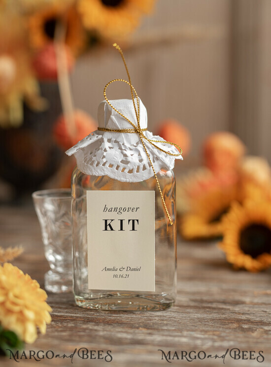 HOCHZEITSGESCHENKE Hochzeits-Kater-Kits Hochzeits Dankeschön-Geschenke, kleines Flasche Kater-Set 01/rusl/but