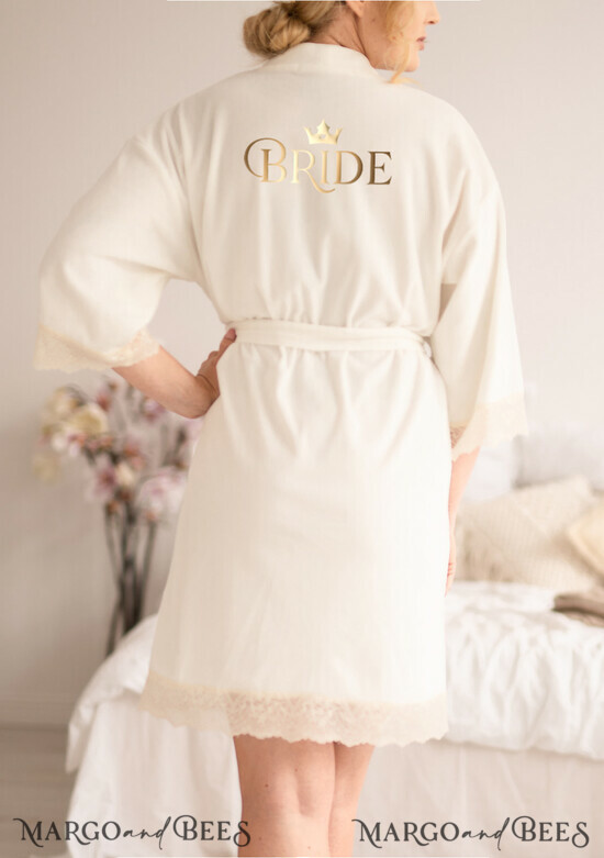 FRISCH VERHEIRATETES PAAR GESCHENKE Brautgeschenke Elegantes, schickes Paar Geschenk, Samtblazer mit Spitze, Brautrobe Geschenk für Hochzeitsvorbereitungen 01/bride/robe
