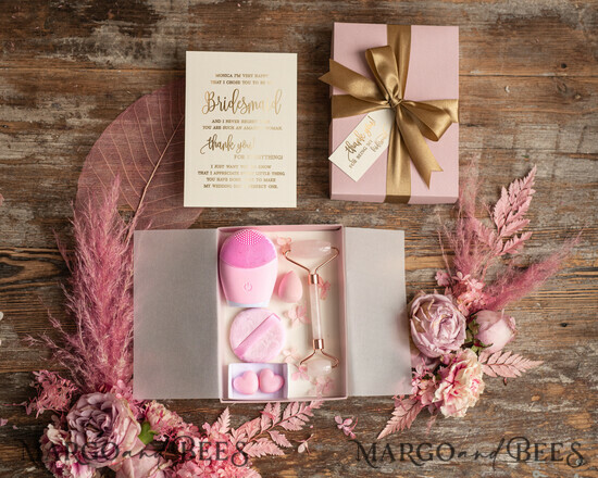 Brautjungfer/Trauzeuge Box DANKESCHÖN AN DIE JUNGFRAU Brautjungfern Dankeschön-Box, Bio-Spa-Box, Brautjungfern Geschenk-Spa-Set, Trauzeugin Geschenk-Box-Set 6/tboxM/bridesmaid