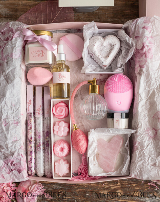 Brautjungfer/Trauzeuge Box DANKESCHÖN AN DIE JUNGFRAU Brautjungfern Dankeschön Box Gua Sha Stein, Bio Spa Box, Brautjungfern Geschenk Spa Set, Trauzeugin Geschenk Box Set 11/tboxD/bridesmaid
