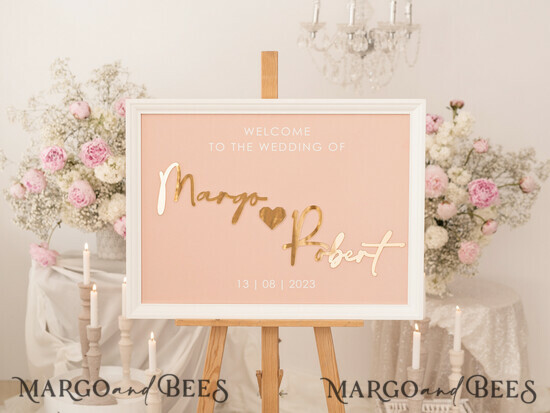 TISCHPLÄNE UND WILLKOMMENSCHILDER FÜR HOCHZEITEN Plexi Gold / Samt Blush und Gold Moderne Acryl Hochzeitswillkommensschild, 3D Elegante Hochzeitswillkommensschilder - Hochzeitsempfang Dekor, Hochzeits Tischplan im weißen Rahmen, Hochzeitsdekoration mit goldenen Buchstaben - Empfangsbeschilderung - Individuelles Zeremonieschild BpPXSet 01/goldak/pl