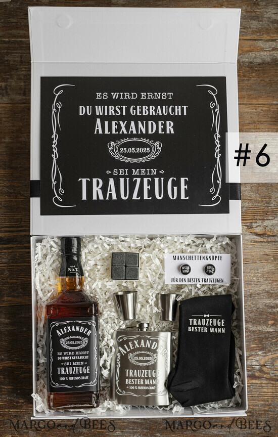 Brautjungfer/Trauzeuge Box Trauzeuge Fragen Geschenkbox Trauzeuge Fragen Geschenkbox Willst du mein Trauzeuge sein 05/tr/debox