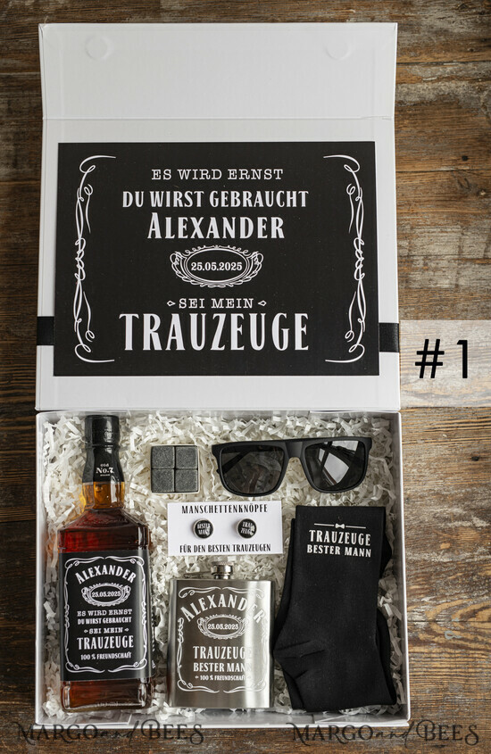 Brautjungfer/Trauzeuge Box Trauzeuge Fragen Geschenkbox Trauzeuge Fragen Geschenkbox Willst du mein Trauzeuge sein 01/tr/debox