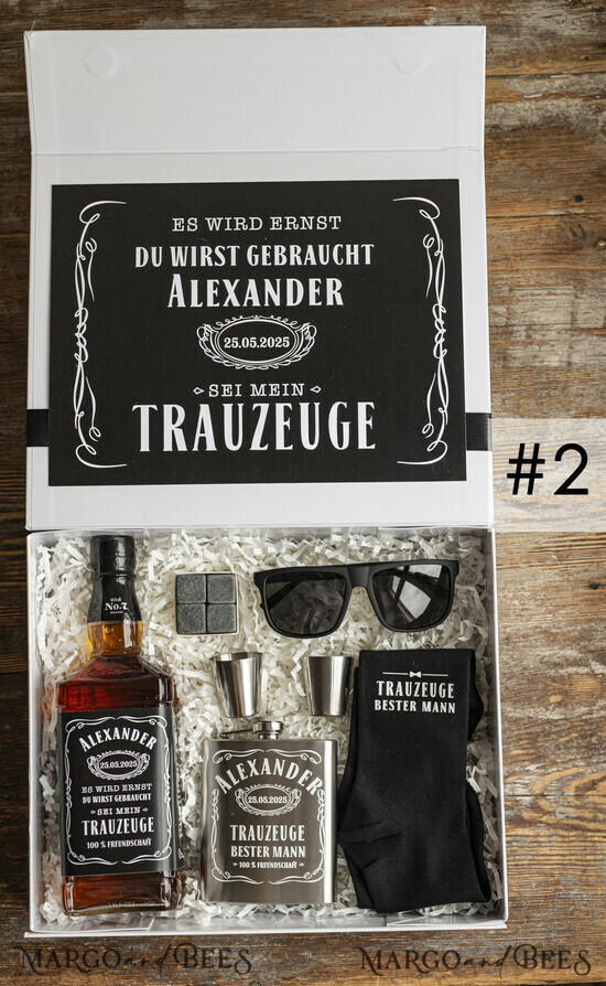 Brautjungfer/Trauzeuge Box Trauzeuge Fragen Geschenkbox Trauzeuge Fragen Geschenkbox Willst du mein Trauzeuge sein 02/tr/debox