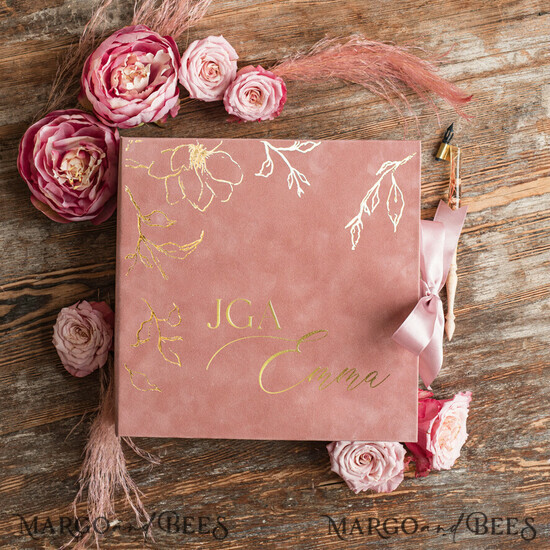 Hochzeitsfeier Einladungen JGA geschenk braut JGA Kartenbox aus Samt – personalisiert mit goldener Prägung, inkl. Gästekarten für die Braut 01/brautAnkiet/geschenkBraut
