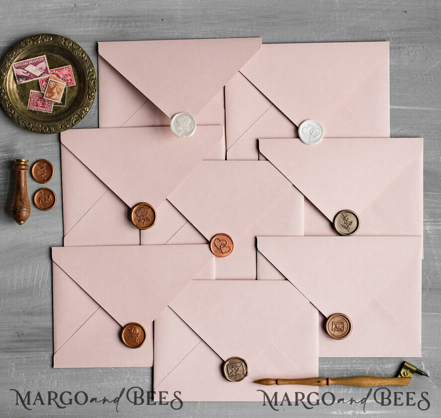 HOCHZEITS EINLADUNGEN Samtene Umschläge Rosa handgemachte Umschläge mit Innenfutter für Einladungen, handgemachte Bastelumschläge für Hochzeitseinladungen.