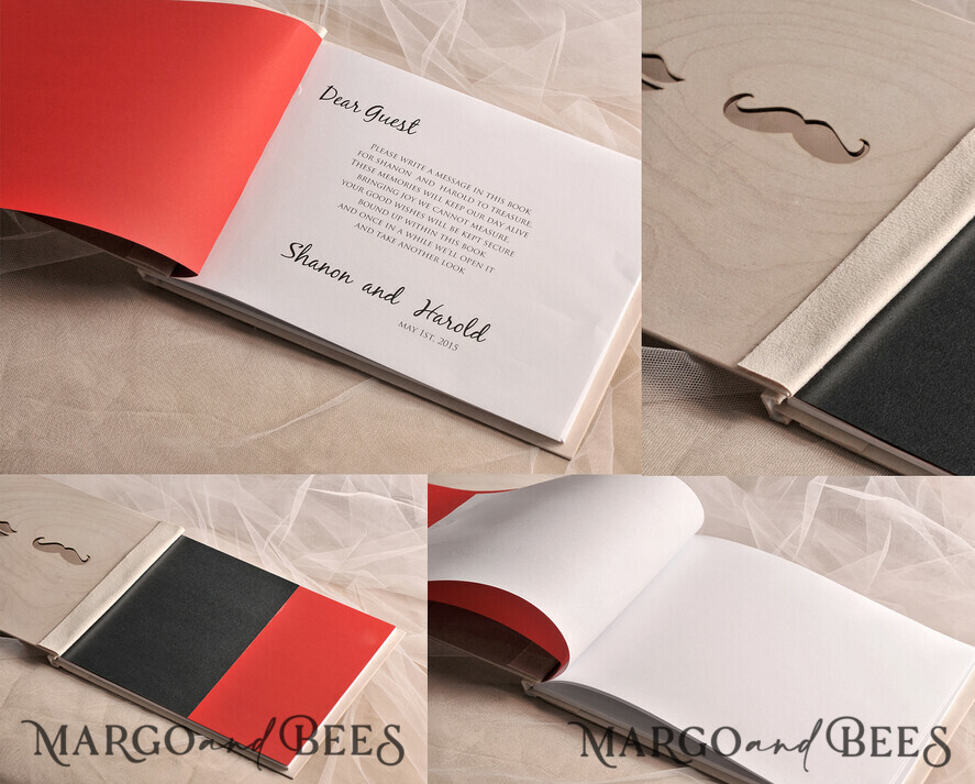 HOCHZEITS-GÄSTEBÜCHER Holzrustikale Gästebücher Holzalbum Boho Fotokabine Graviertes Holzbuch Boho Sofortfotobuch