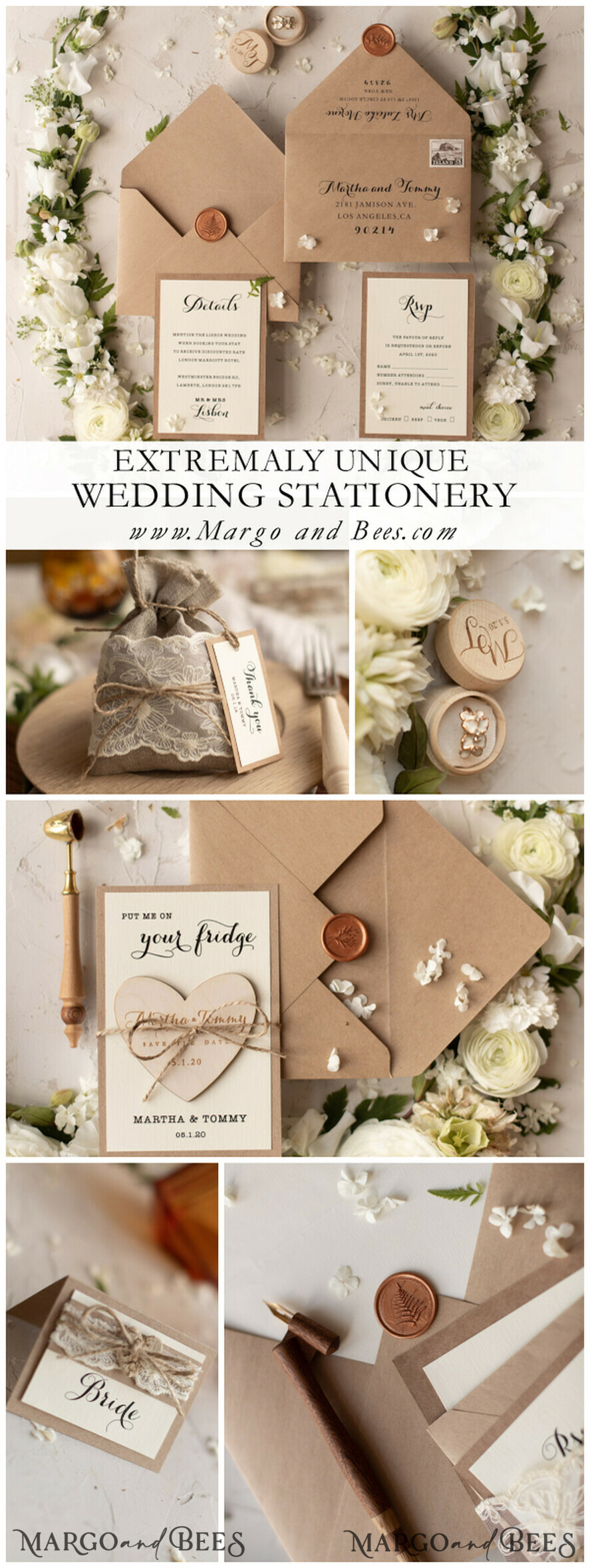 PLATZKARTEN / TISCHKARTEN  
 Spitze Romantische Spitzen-Hochzeitsplatzkarten in Braun und Elfenbein mit braunem Band, ökologische handgefertigte Hochzeitsstationery, elegante Namensschilder für Ihre Hochzeitstische, rustikale Karten.