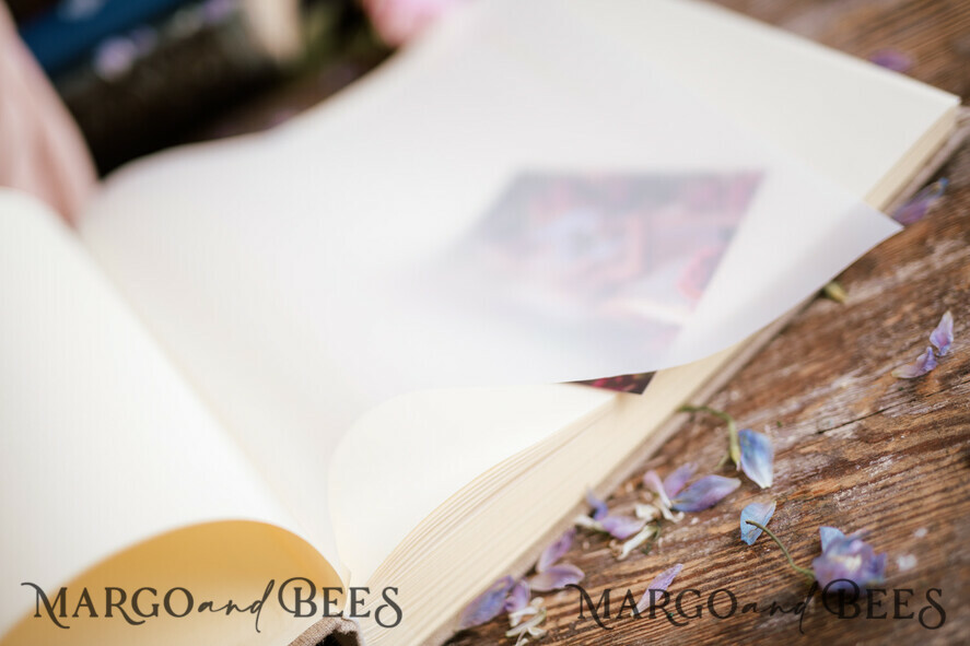 FOTOALBUM/ FOTOBOX Polaroid-Fotoalbum mit Schreibfläche Hochzeitskombination Gästebuch und Fotoalbum, Fotokabinenalbum mit personalisierten Seiten