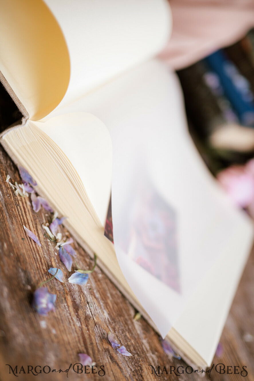 FOTOALBUM/ FOTOBOX Polaroid-Fotoalbum mit Schreibfläche Hochzeitskombination Gästebuch und Fotoalbum, Fotokabinenalbum mit personalisierten Seiten