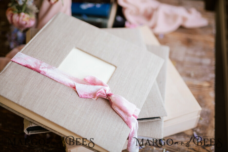 FOTOALBUM/ FOTOBOX Polaroid-Fotoalbum mit Schreibfläche Hochzeitskombination Gästebuch und Fotoalbum, Fotokabinenalbum mit personalisierten Seiten