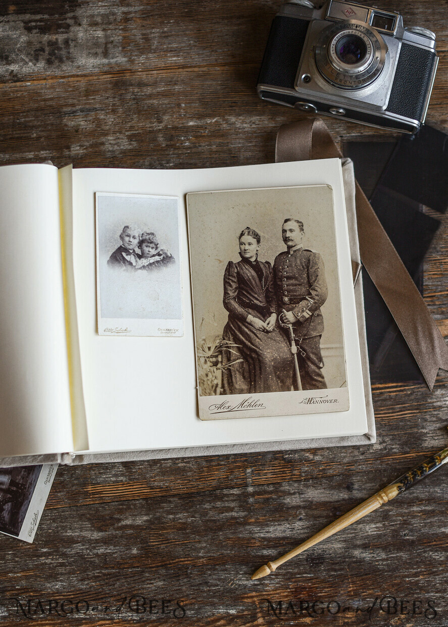 FOTOALBUM/ FOTOBOX Polaroid-Fotoalbum mit Schreibfläche Hochzeits-Instax-Gästebuch, Samt-Polaroid-Fotoalbum mit Schreibfläche