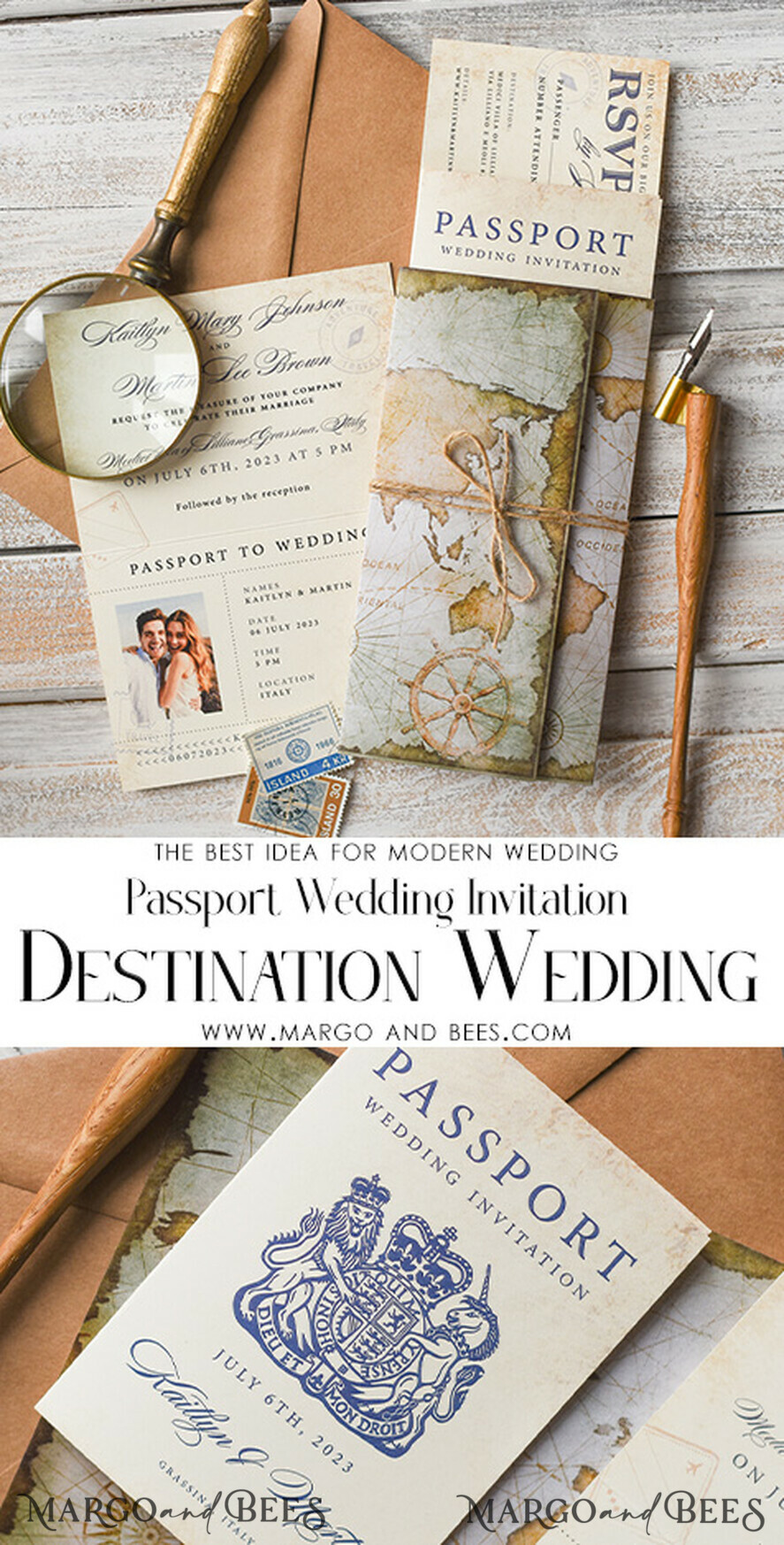 HOCHZEITS EINLADUNGEN Pass zur Liebe / Strandhochzeits-Einladungen Luxus Pass Hochzeitseinladung, rustikale Bordkarte, Pass Hochzeitseinladungen im Ausland, Destination Hochzeitseinladungen, Reisekarten Hochzeitsstationery