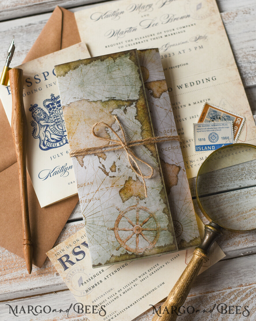 HOCHZEITS EINLADUNGEN Pass zur Liebe / Strandhochzeits-Einladungen Luxus Pass Hochzeitseinladung, rustikale Bordkarte, Pass Hochzeitseinladungen im Ausland, Destination Hochzeitseinladungen, Reisekarten Hochzeitsstationery