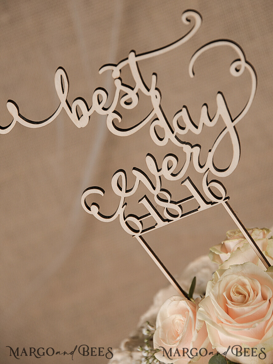 TORTENDEKORATION  
 RUSTIKAL  
 Hochzeitstortenaufsatz, vintage