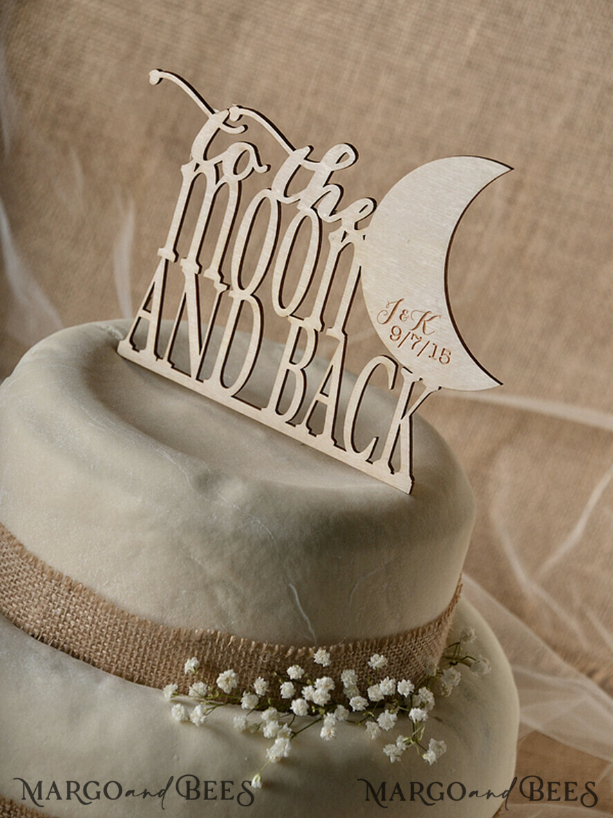 TORTENDEKORATION  
 RUSTIKAL  
 Hochzeitstorte Topper, vintage