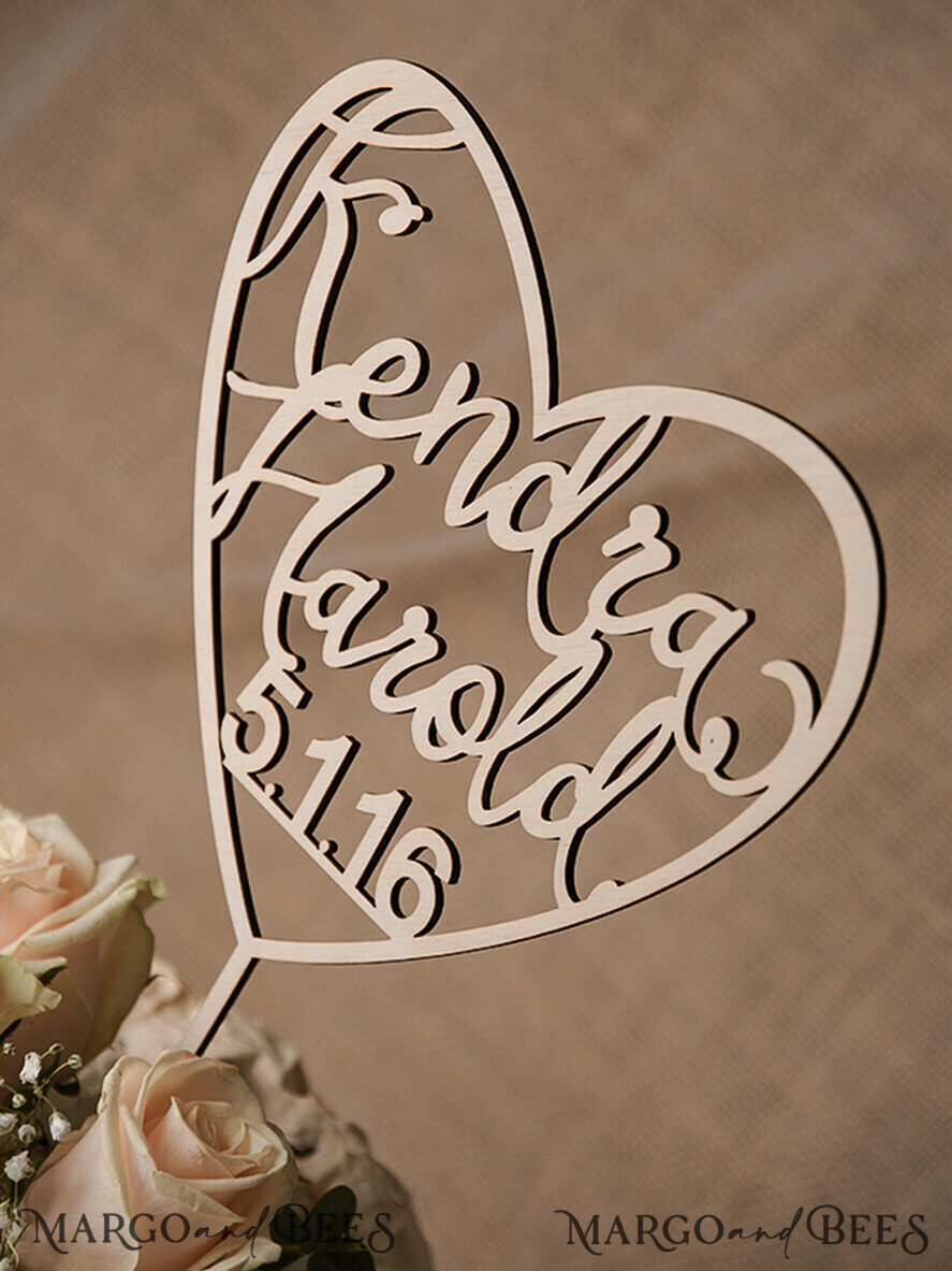 TORTENDEKORATION  
 RUSTIKAL  
 Hochzeitstortenfigur, vintage