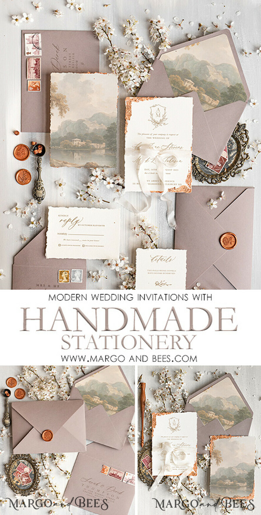 HOCHZEITS EINLADUNGEN Elegante Einladungen Klassische Karten Atemberaubende Hochzeitseinladungen, Luxus Gold Hochzeitseinladung Set, Elegante Hochzeitseinladung Suite, Luxuriöse Hochzeitskarte, Goldene gewellte Kanten Papier Hochzeitseinladungen.