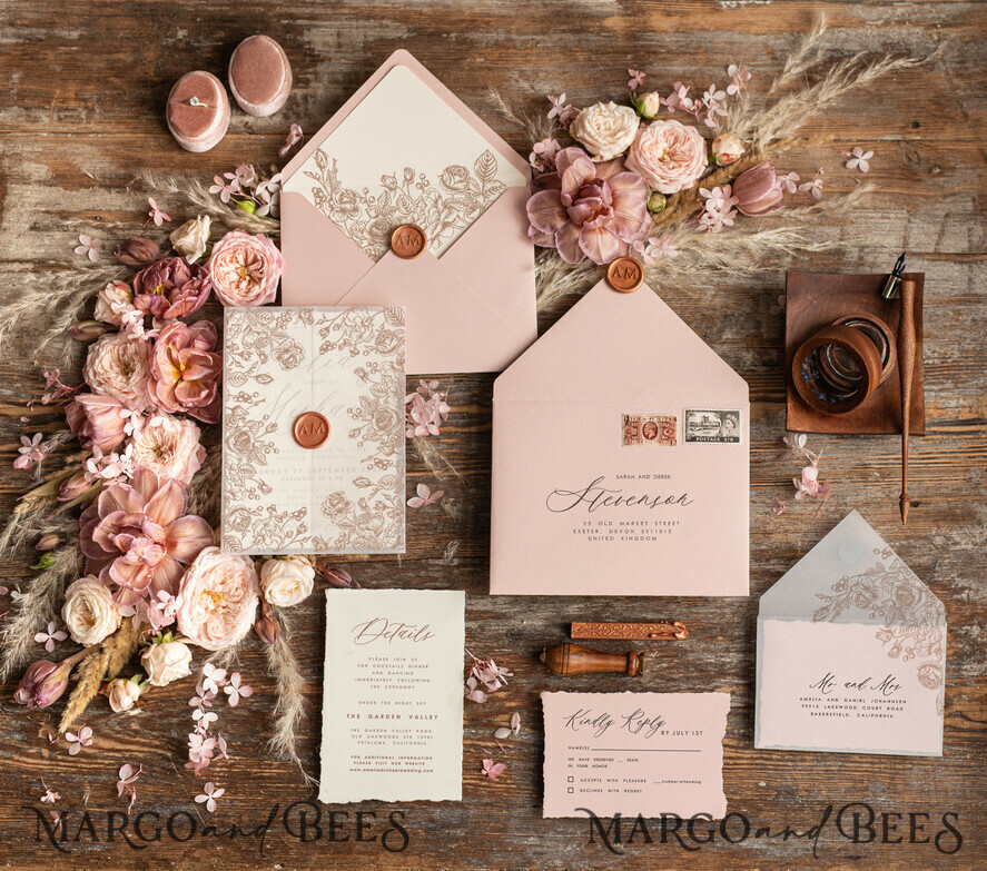 HOCHZEITS EINLADUNGEN Elegante Einladungen Klassische Karten Schicke Hochzeitseinladungen, Einfache Hochzeitseinladungen • Elegantes Hochzeitseinladungsset • Handgemachte Hochzeitseinladungen
