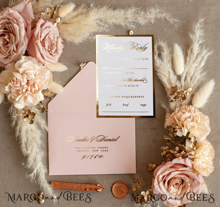 HOCHZEITS EINLADUNGEN Gold / Roségold / Silber / Glitzer Hochzeitseinladungen Suite, Glamour Hochzeitseinladungen, Goldener Glanz Hochzeitseinladung Suite, Luxus Hochzeitseinladungen