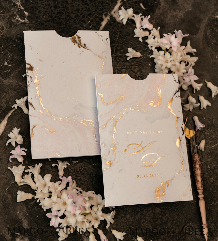 HOCHZEITS EINLADUNGEN Gold / Roségold / Silber / Glitzer Luxus Gold Marmor Hochzeitskarten, Glamour goldener Glanz Hochzeitseinladungen, romantische blush rosa Hochzeitskarten, elegante goldfolierte Hochzeits Einladungssuite