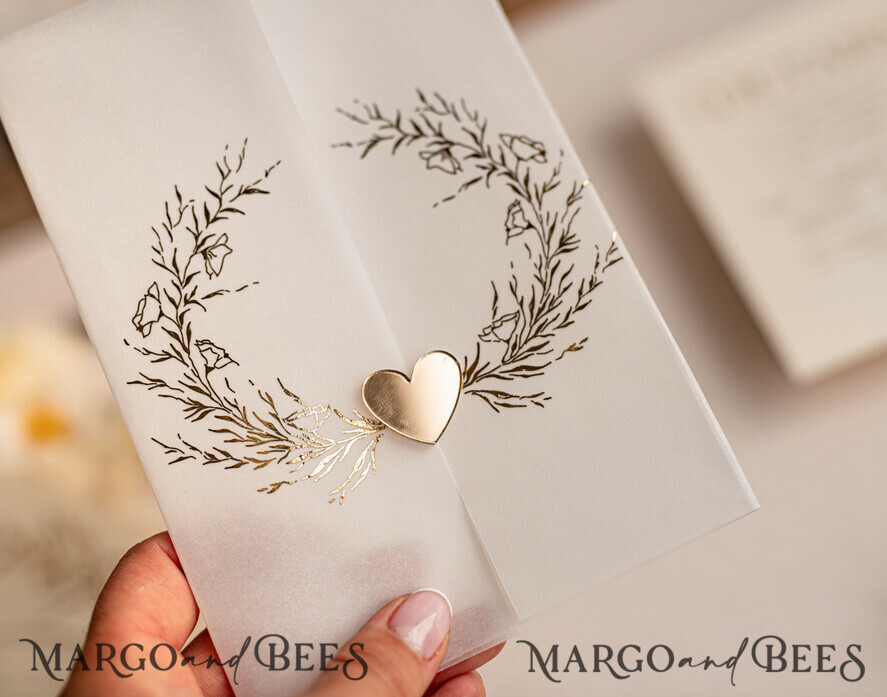 HOCHZEITS EINLADUNGEN Gold / Roségold / Silber / Glitzer Arch Acryl Hochzeits-Einladungssuite, Boho Glam Hochzeits-Einladungen, Goldener Glanz Hochzeitskarten, Elegante goldene Hochzeitskarten