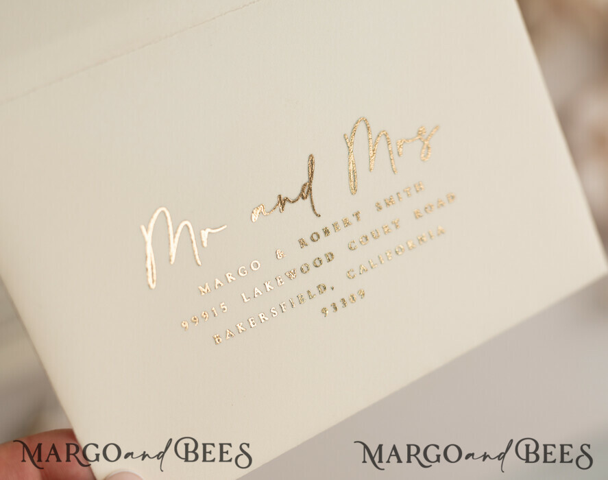 HOCHZEITS EINLADUNGEN Gold / Roségold / Silber / Glitzer Acryl-Hochzeitseinladungssatz, Boho Glam Hochzeitseinladungen, Goldener Glanz Hochzeitseinladungen, Elegante Gold Hochzeitseinladungen
