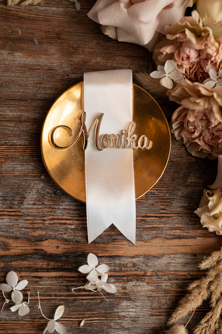 PLATZKARTEN / TISCHKARTEN  
 Luxus Premium Glitzer/ Gold/ Silber/ Roségold Goldene Acryl Platzkarten, 3D Gold Luxuriöse Hochzeits Sitzplatzkarten, Goldene Acryl Namenskarten für Ihre Hochzeitstische, Bearbeitbare individuelle Beschriftung Empfangskarten