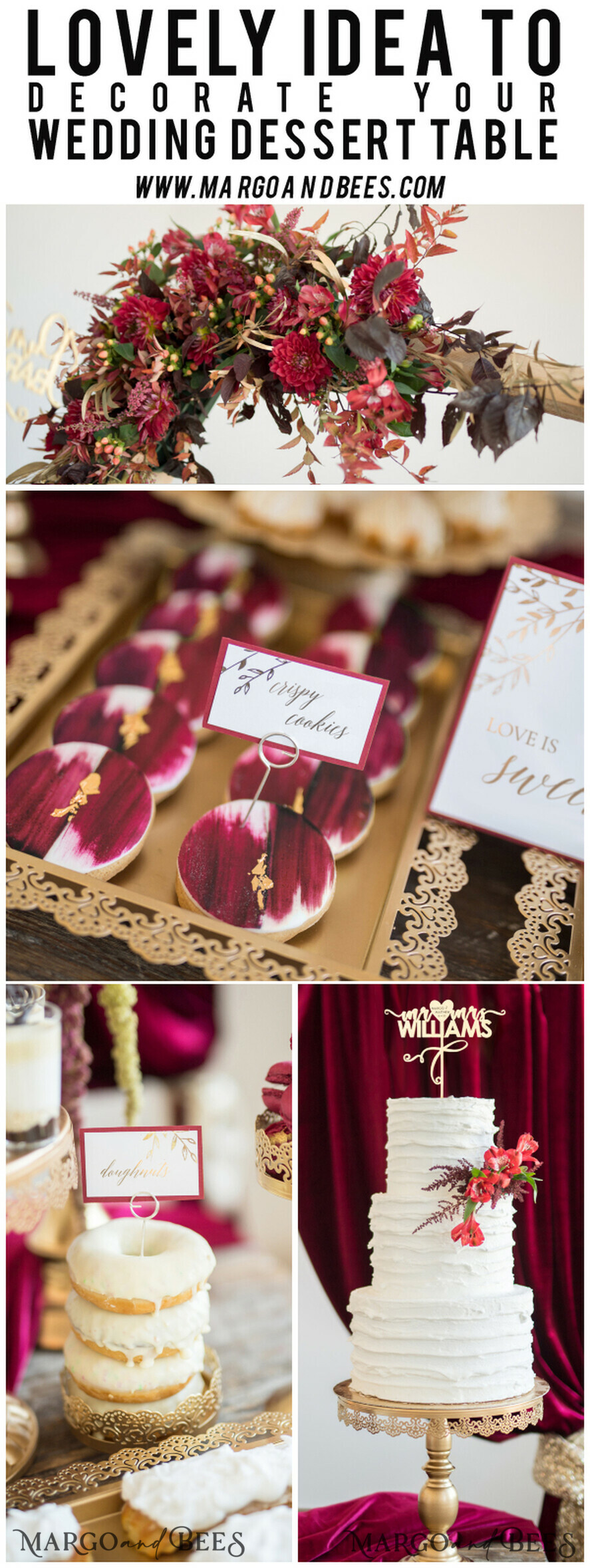 PLATZKARTEN / TISCHKARTEN  
 Luxus Premium Glitzer/ Gold/ Silber/ Roségold Burgunder Hochzeit Platzkarten, Weiße Karten mit Goldfolien-Druck, Romantische Hochzeitsnamensschilder, Marsala Hochzeitsbriefpapier, Luxus echte Goldfolien Hochzeit Platzkarte