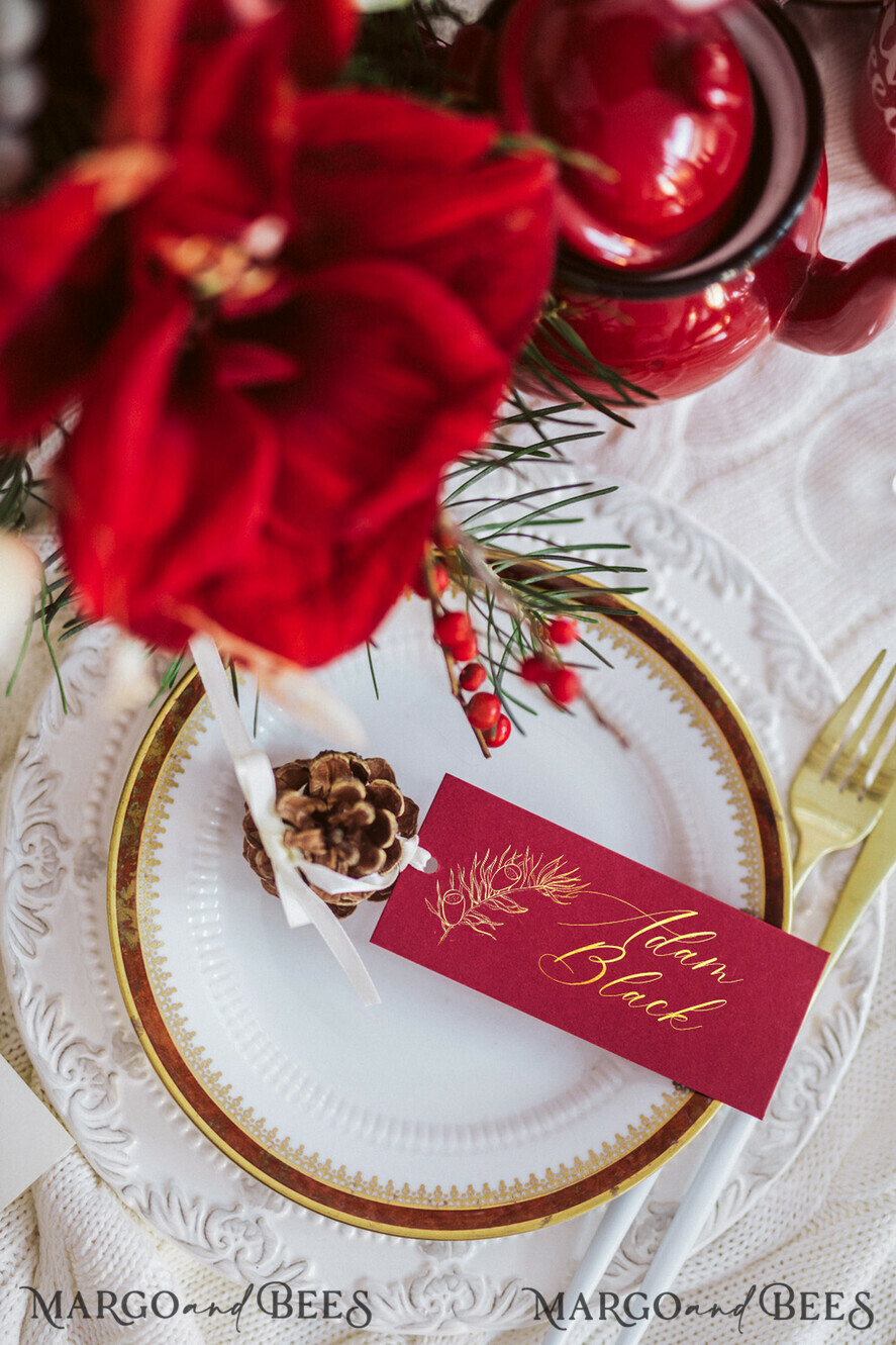 PLATZKARTEN / TISCHKARTEN  
 Luxus Premium Glitzer/ Gold/ Silber/ Roségold Romantische Platzkarten, kastanienbraune goldene Sitzkarten, echte Goldfoliendruck Tischkarten, kastanienbraune Platznamen, Weihnachtskastanienbraune Platzkarten, personalisierte Text-Escortkarten.