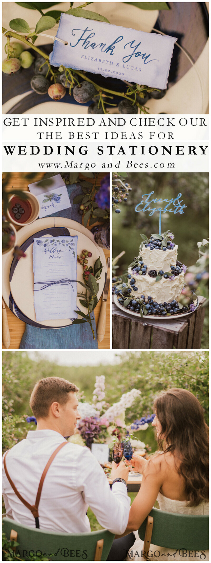MENÜ & PROGRAMME  
 romantisch Blaubeer-Hochzeitsmenü, Florales Blau-Hochzeitsmenü, Aquarell-Blaubeeren-Menükarte, Schickes minimalistische Blaubeer- und Laub-Hochzeitsmenü, Süßes Blaubeer-Menü