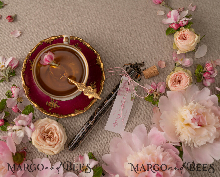 HOCHZEITSGESCHENKE Hochzeitsgeschenk Tee Beutel romantische Hochzeitsgeschenke, personalisierte Tee- / Kaffeetüten