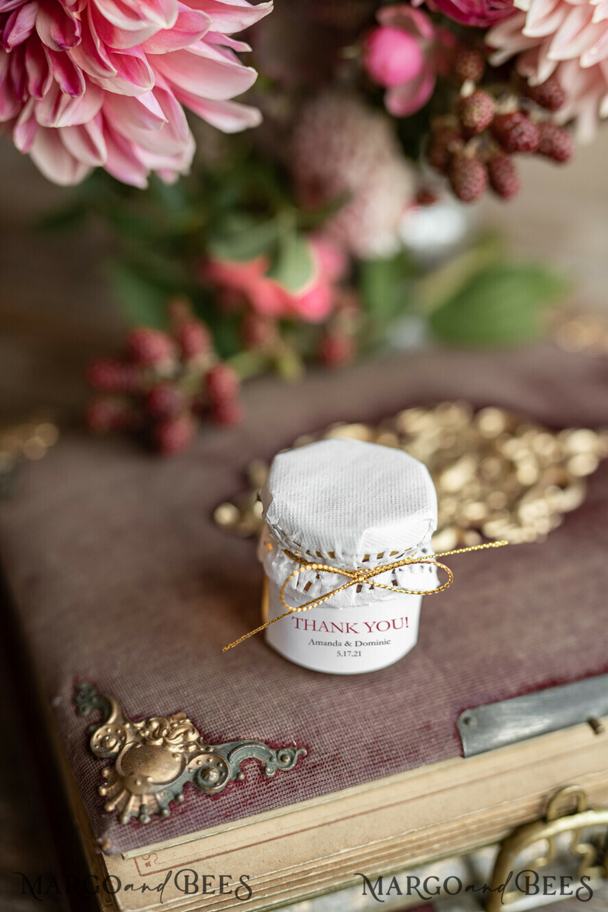 HOCHZEITSGESCHENKE Hochzeitsgeschenke Honiggläser Hochzeitsgeschenke, personalisierte Honiggläser