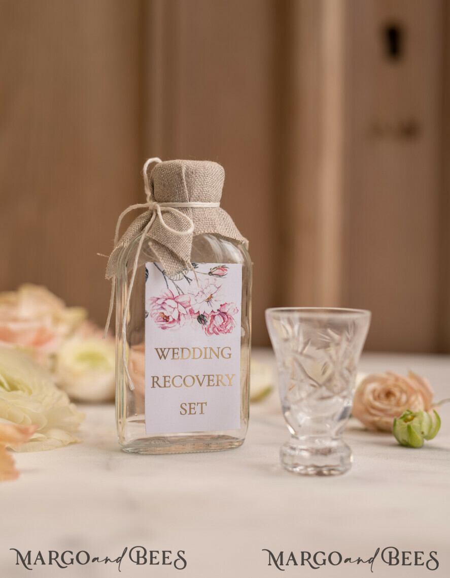 HOCHZEITSGESCHENKE Hochzeits-Kater-Kits Hochzeits-Danke-Geschenke, kleine Flasche Kater-Kit