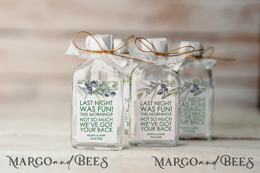HOCHZEITSGESCHENKE Hochzeits-Kater-Kits romantische Hochzeitsgeschenke, kleine Flasche Katerset