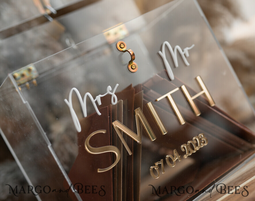 KARTONBOXEN  
 Acrylkartenbox Elegantes transparentes Hochzeitset, Acryl-Kartenbox mit Schloss und Karten für Geschenke, personalisierte Hochzeitskartenbox, transparente Kartenbox, Hochzeitskartenbox mit Deckel, Hochzeitssparschwein, Hochzeitskartenhalter.