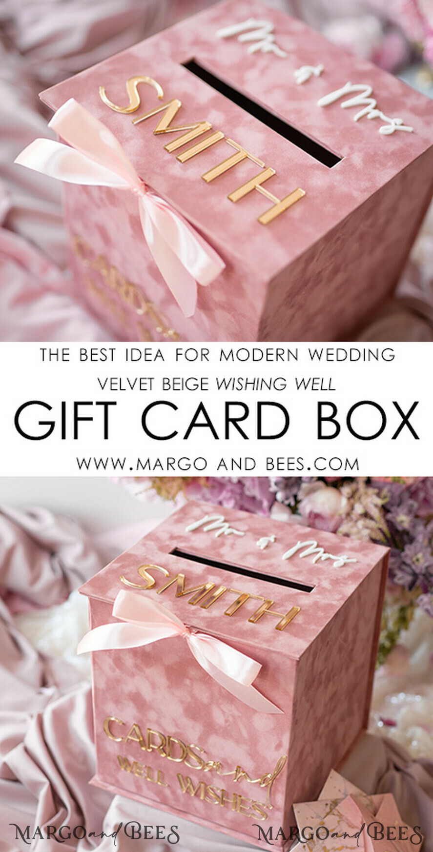 KARTONBOXEN  
 Acrylkartenbox Samtene blush-pinke Hochzeitswunschbrunnen Geldgeschenkkartenbox, personalisierte Hochzeitskartenbox, Luxus Kartenbox, Hochzeitskartenbox mit Deckel, Hochzeitsgeldbox, Hochzeitskartenbox.