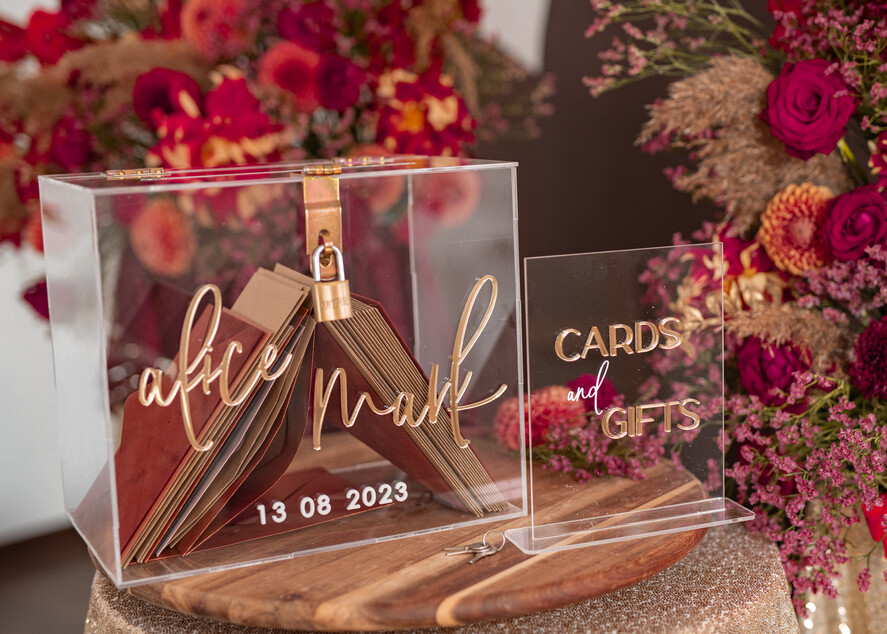 KARTONBOXEN  
 Acrylkartenbox Elegante klare Hochzeitsset Acrylkartenbox mit Schloss und Beschilderung für Karten & Geschenke, personalisierte Hochzeitskartenbox, klare Kartenbox, Hochzeitskartenbox mit Deckel, Hochzeitsgeldbox, Hochzeitskartenhalter.
