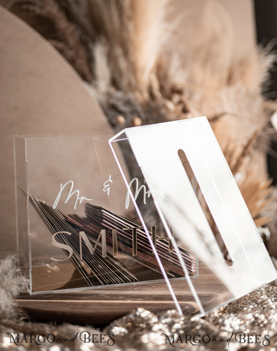 KARTONBOXEN  
 Acrylkartenbox Klarer Hochzeit-Wunschbrunnen Acryl Geldgeschenk-Kartenbox, Personalisierte Hochzeitskartenbox, Acrylkartenbox, Hochzeitskartenbox mit Deckel, Hochzeitsgeldbox, Hochzeitskartenbox, Hochzeitskartenhalter