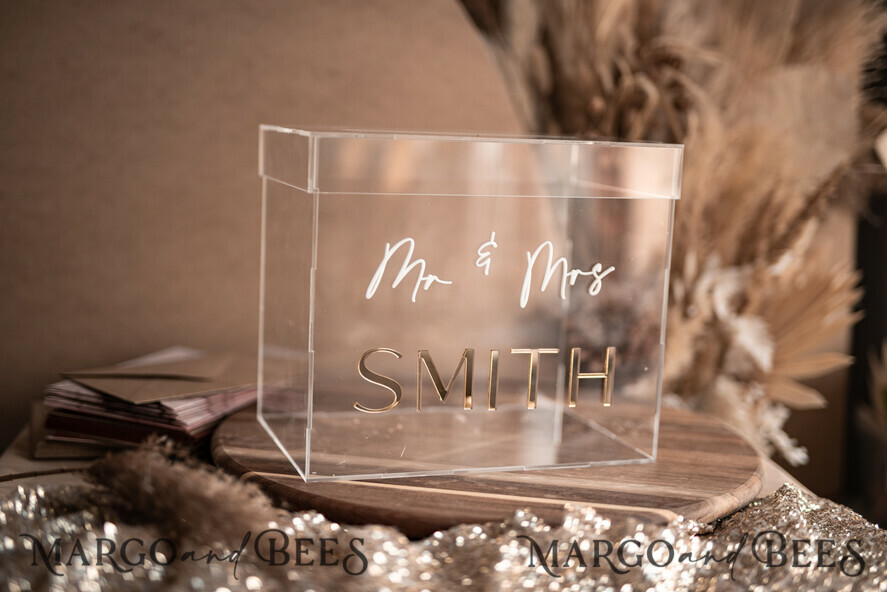 KARTONBOXEN  
 Acrylkartenbox Klarer Hochzeit-Wunschbrunnen Acryl Geldgeschenk-Kartenbox, Personalisierte Hochzeitskartenbox, Acrylkartenbox, Hochzeitskartenbox mit Deckel, Hochzeitsgeldbox, Hochzeitskartenbox, Hochzeitskartenhalter