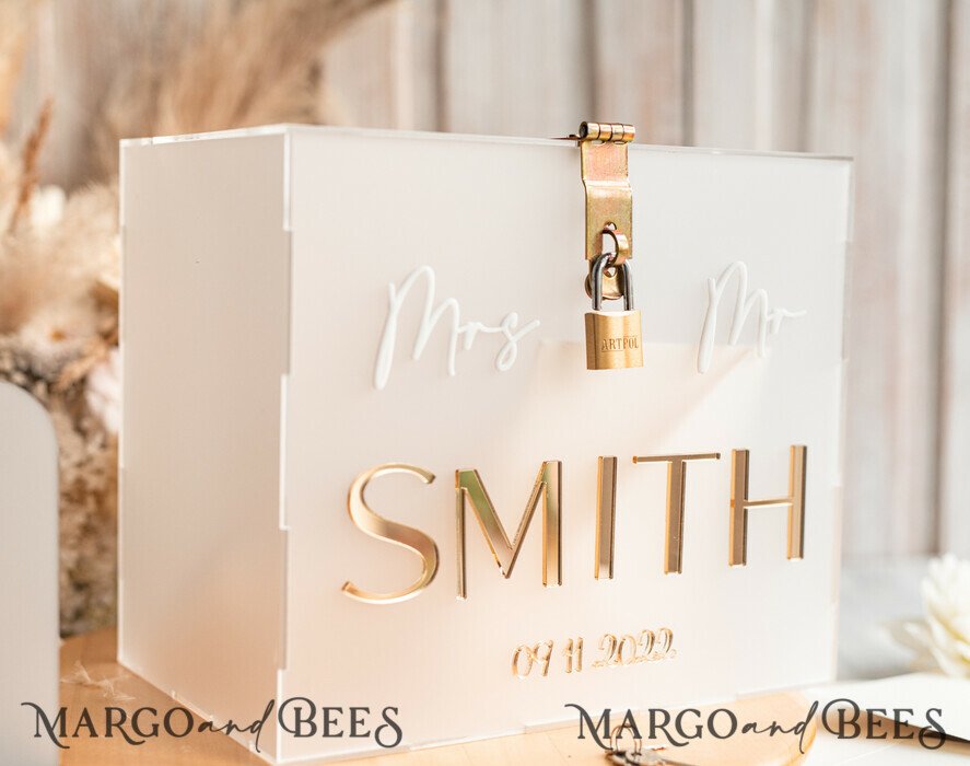 KARTONBOXEN  
 Acrylkartenbox Elegantes gefrorenes Hochzeitsset aus Acryl-Kartenbox mit Schloss und Zeichenkarten & Geschenke, personalisierte Hochzeitskartenbox, klare Kartenbox, Hochzeitskartenbox mit Deckel, Hochzeitsgeldbox, Hochzeitskartenhalter.