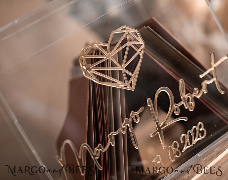 KARTONBOXEN  
 Acrylkartenbox Moderne geometrische Herz Klar Hochzeit Wünschen gut Acryl Geld Geschenkkartenbox, Personalisierte Hochzeitskartenbox, Acrylkartenbox, Hochzeitskartenbox mit Deckel, Hochzeitsgeldbox, Hochzeitskartenbox, Hochzeitskartenhalter