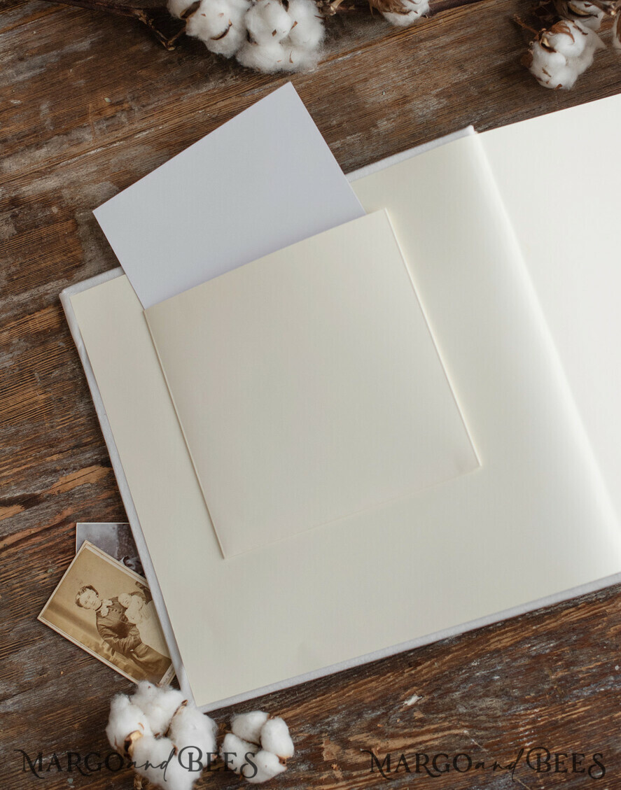 HOCHZEITS-GÄSTEBÜCHER Instax Sofortbildbuch Samt Personalisiertes Hochzeits-Gästebuch Booth Buch