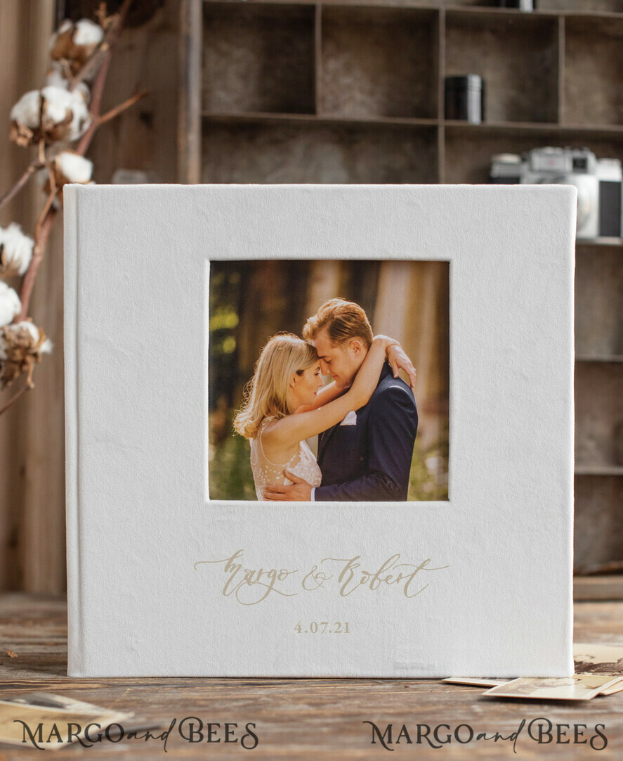 HOCHZEITS-GÄSTEBÜCHER Instax Sofortbildbuch Samt Personalisiertes Hochzeits-Gästebuch Booth Buch