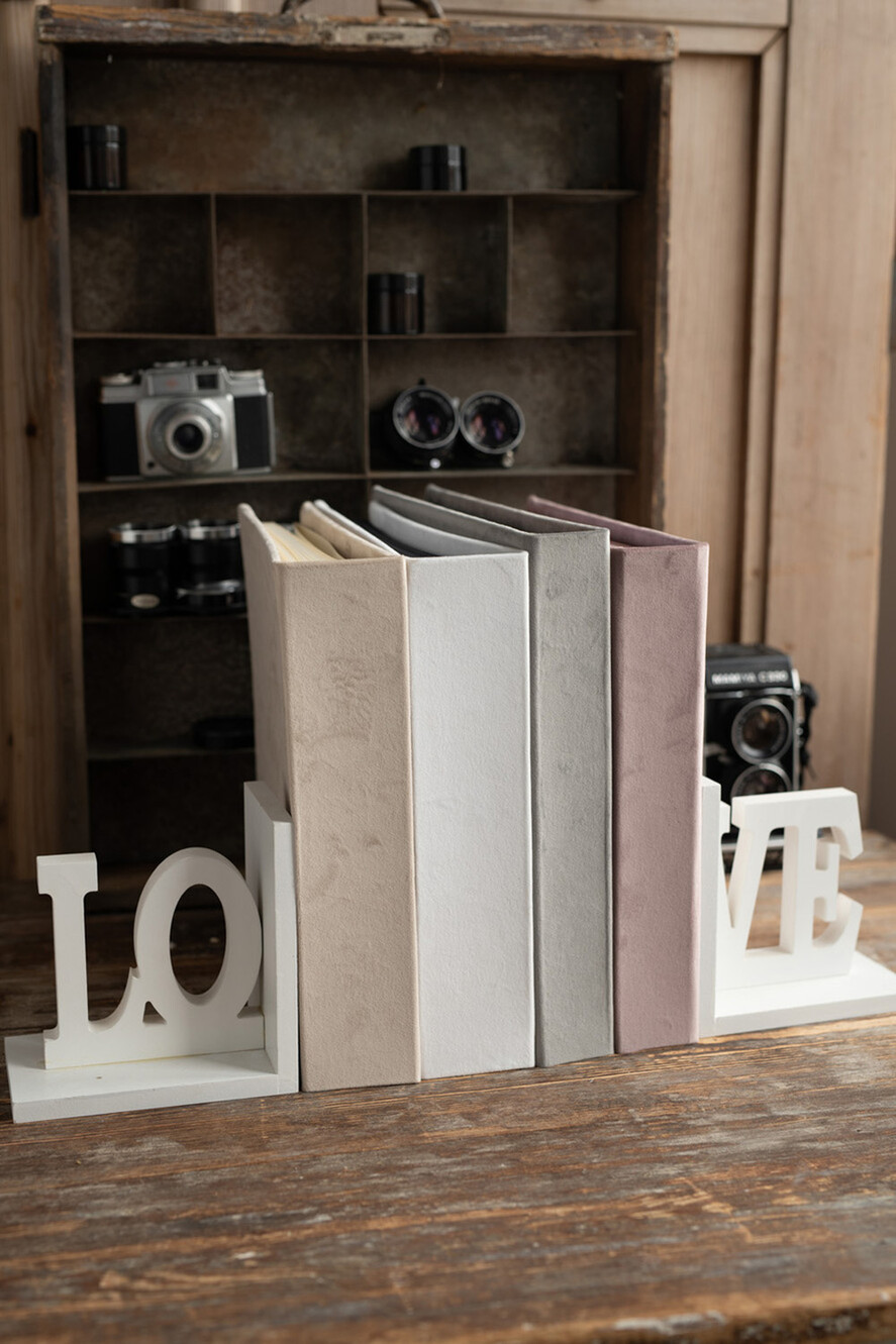 HOCHZEITS-GÄSTEBÜCHER Instax Sofortbildbuch Samt personalisiertes Gästebuch mit Samtbox